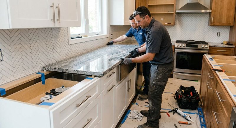 Custom Countertop Installation in Lake County, IL