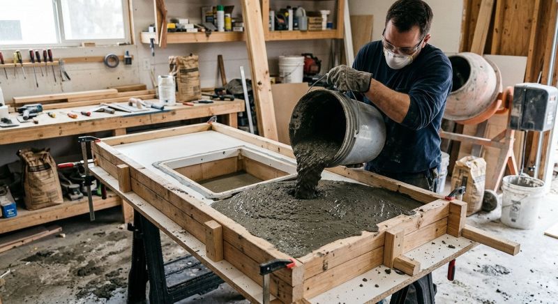 Cement Countertop Installation in Santa Rosa, CA