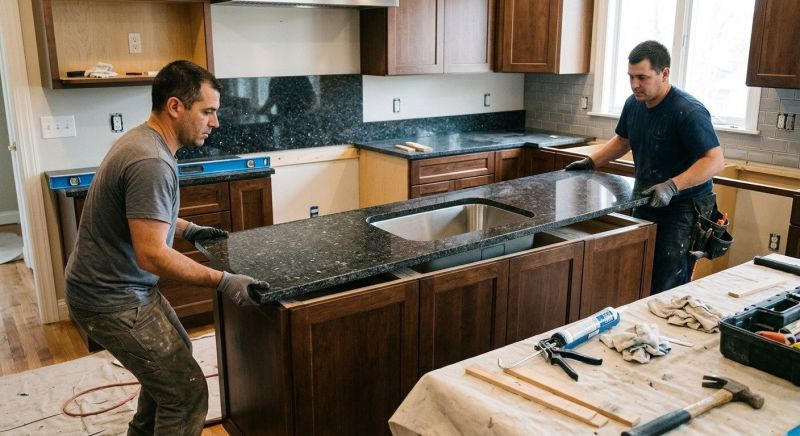 Granite Installation in Roseville, CA