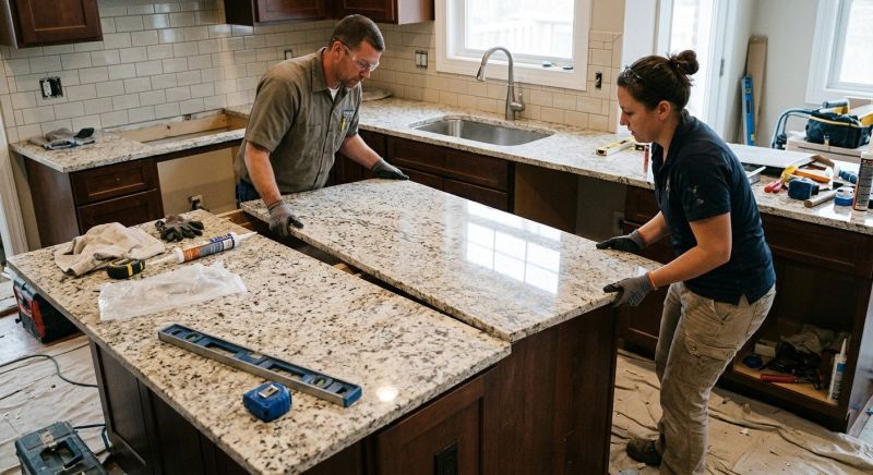 Granite Installation in Sonoma County, CA